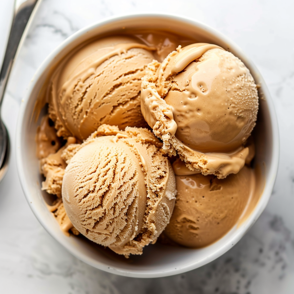 caramel protein ice cream