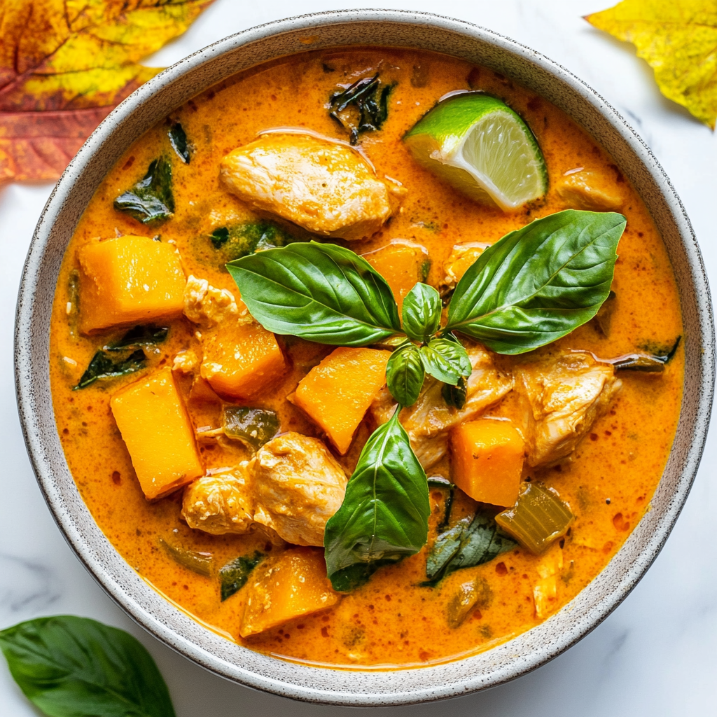 chicken and pumpkin thai curry