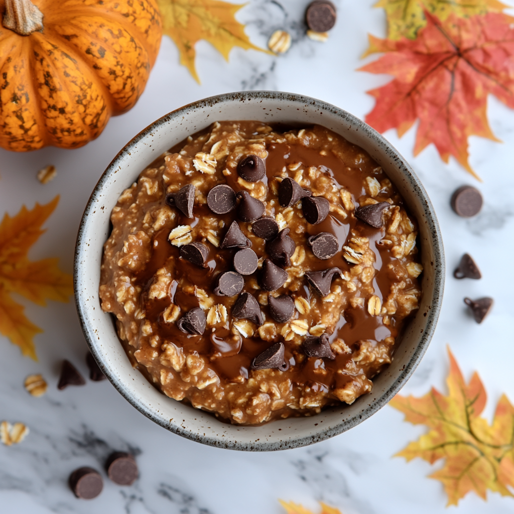 chocolate pumpkin oatmeal