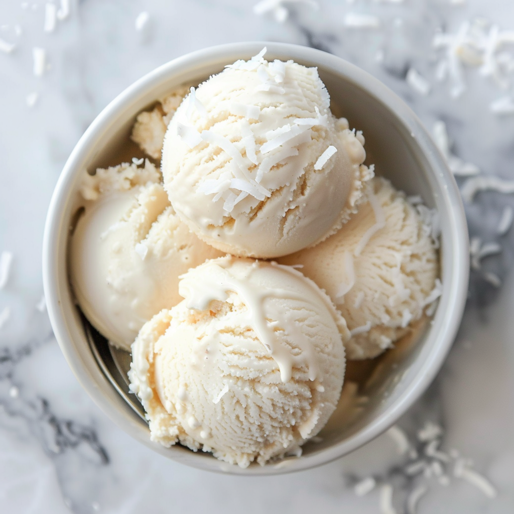 coconut protein ice cream