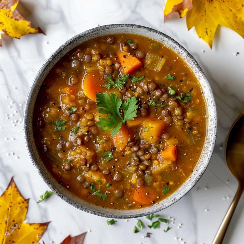 fall lentil soup