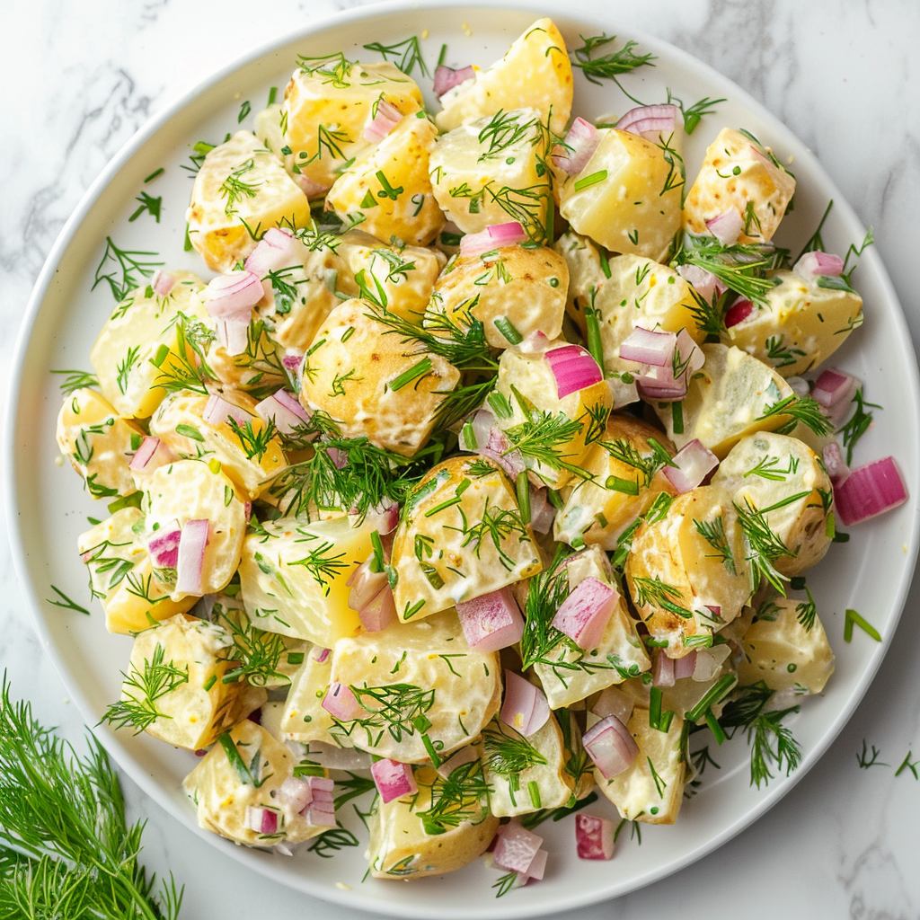 greek yogurt potato salad