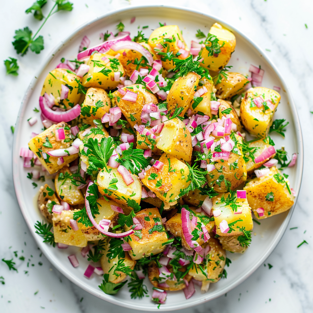 hummus potato salad