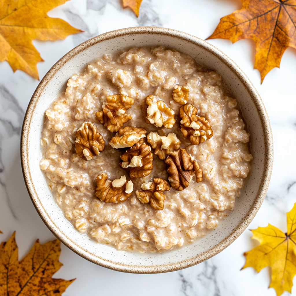 maple walnut oatmeal