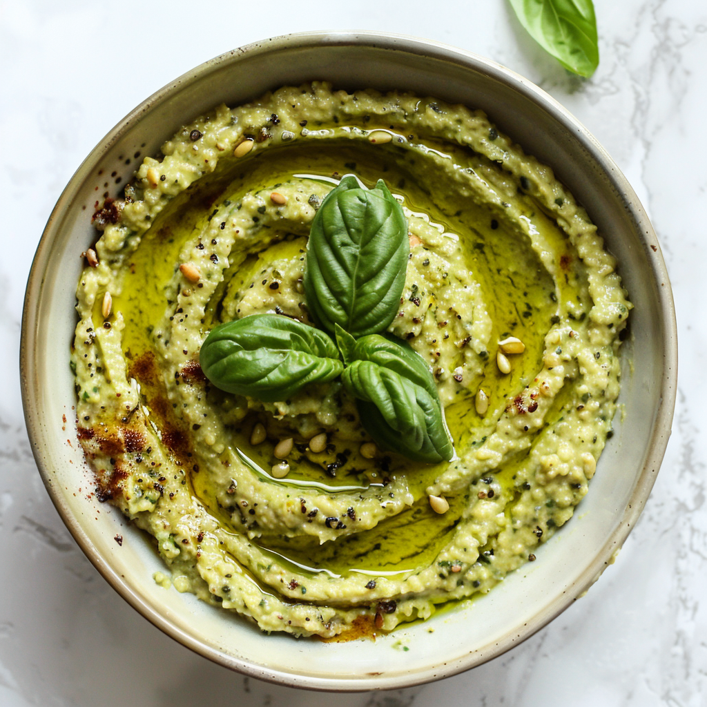 pesto hummus