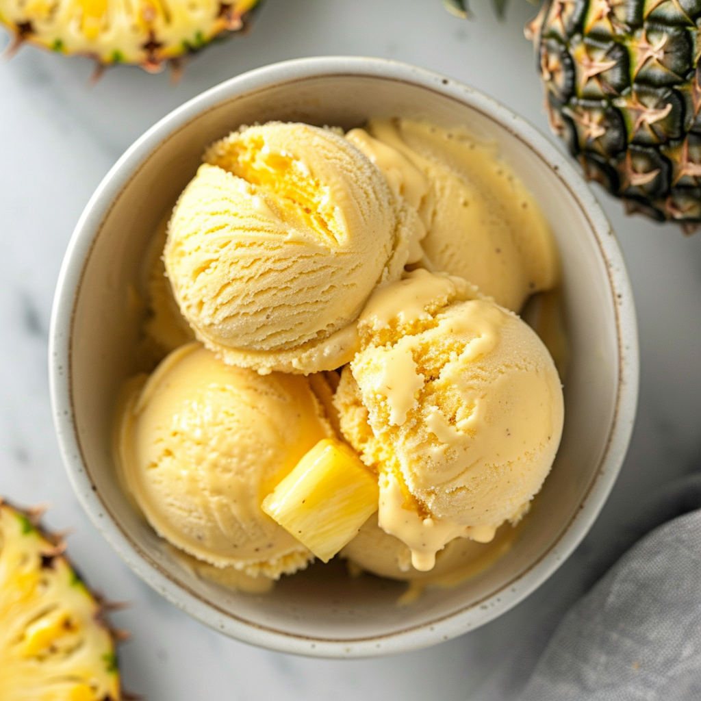 pineapple protein ice cream