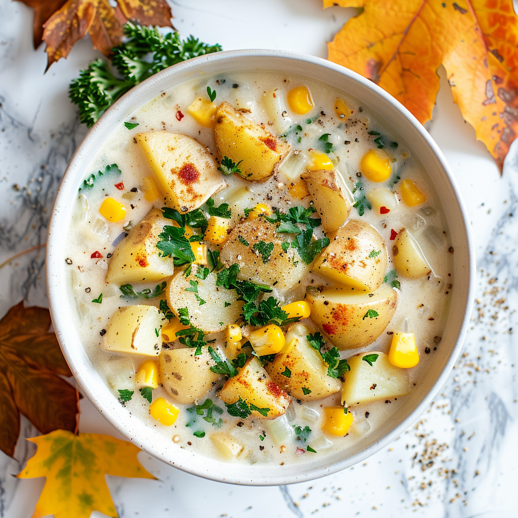potato and corn chowder