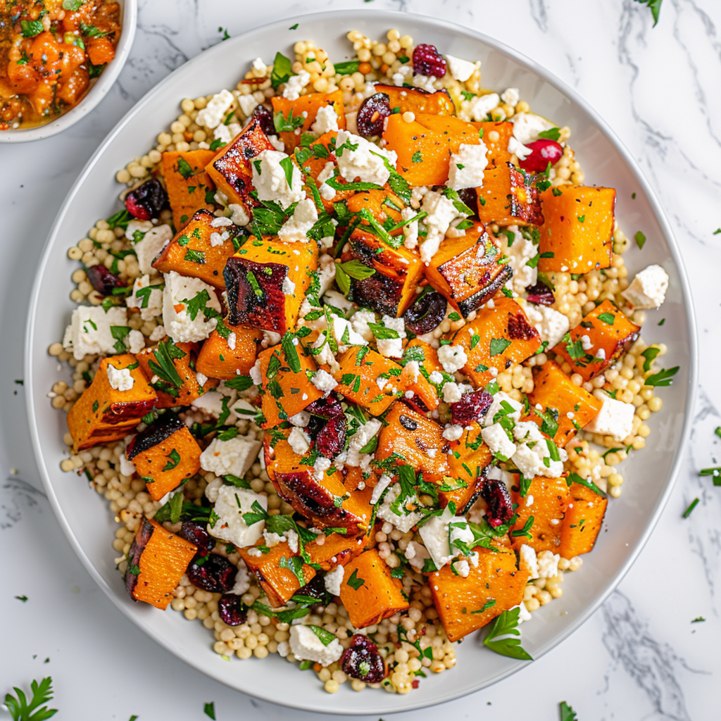 pumpkin and couscous salad