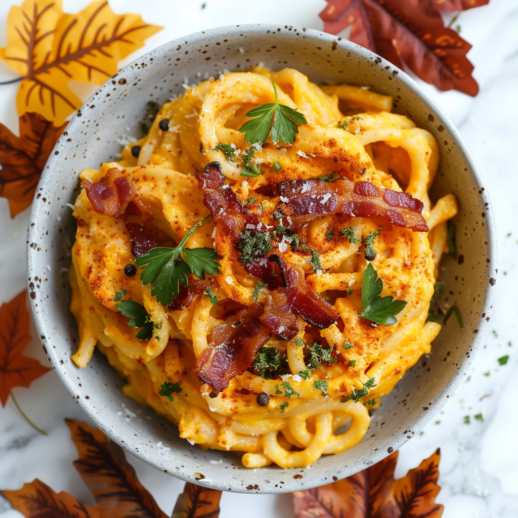 pumpkin carbonara