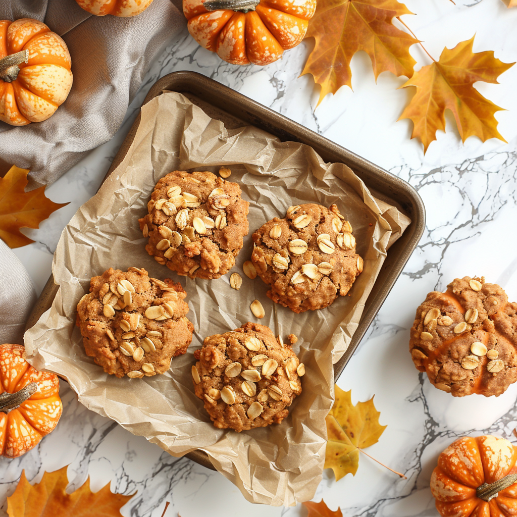 pumpkin oatmeal cookies