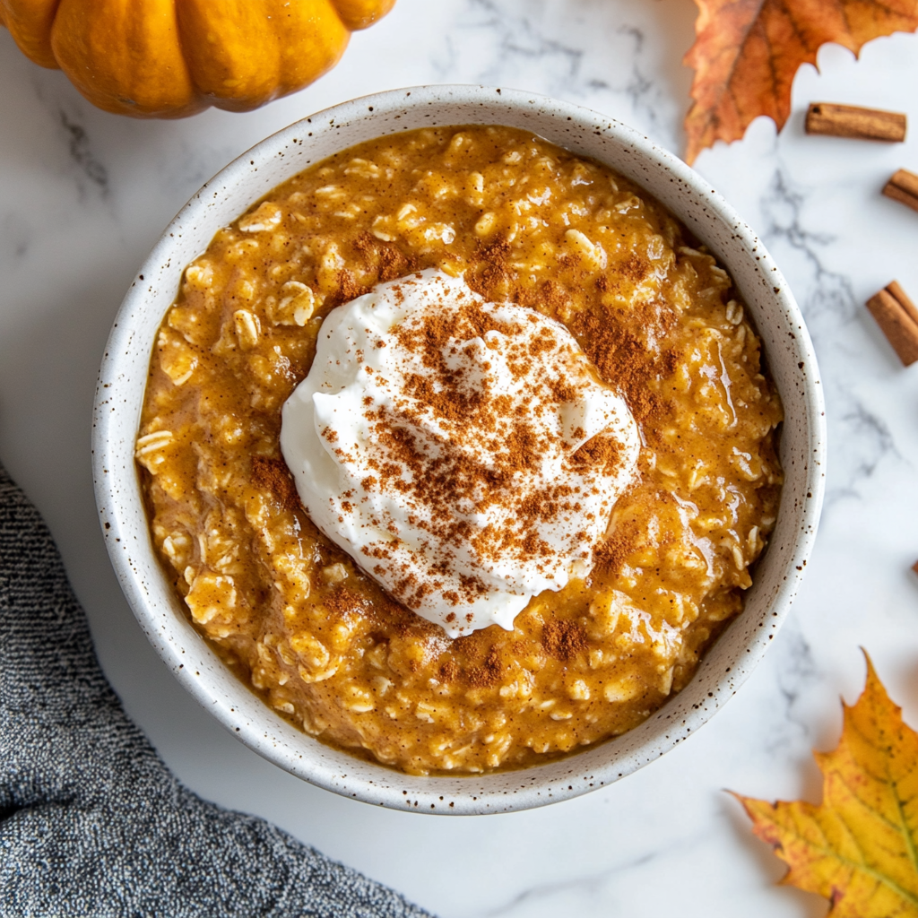 pumpkin pie oatmeal