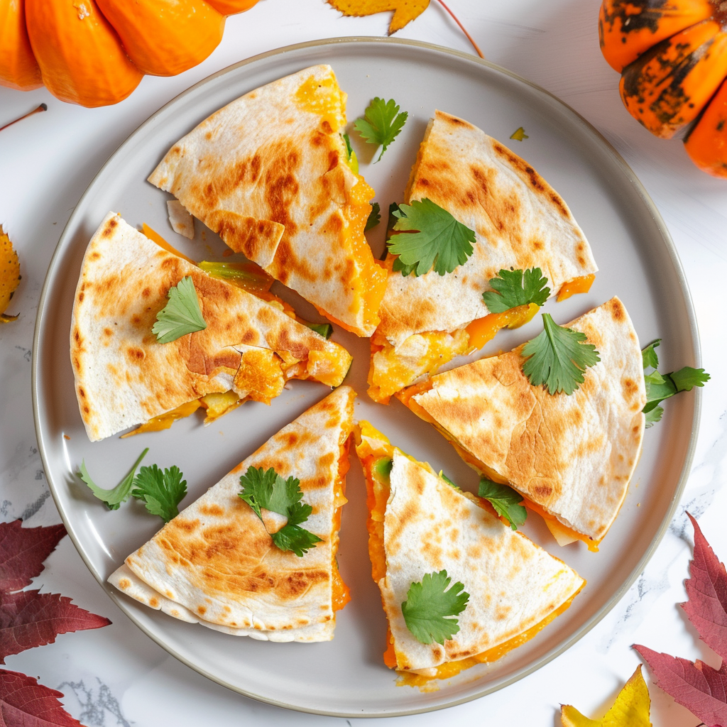 pumpkin quesadilla