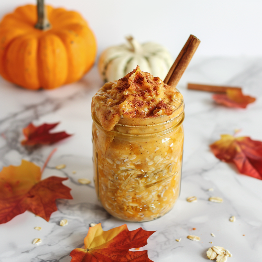 pumpkin spice overnight oats