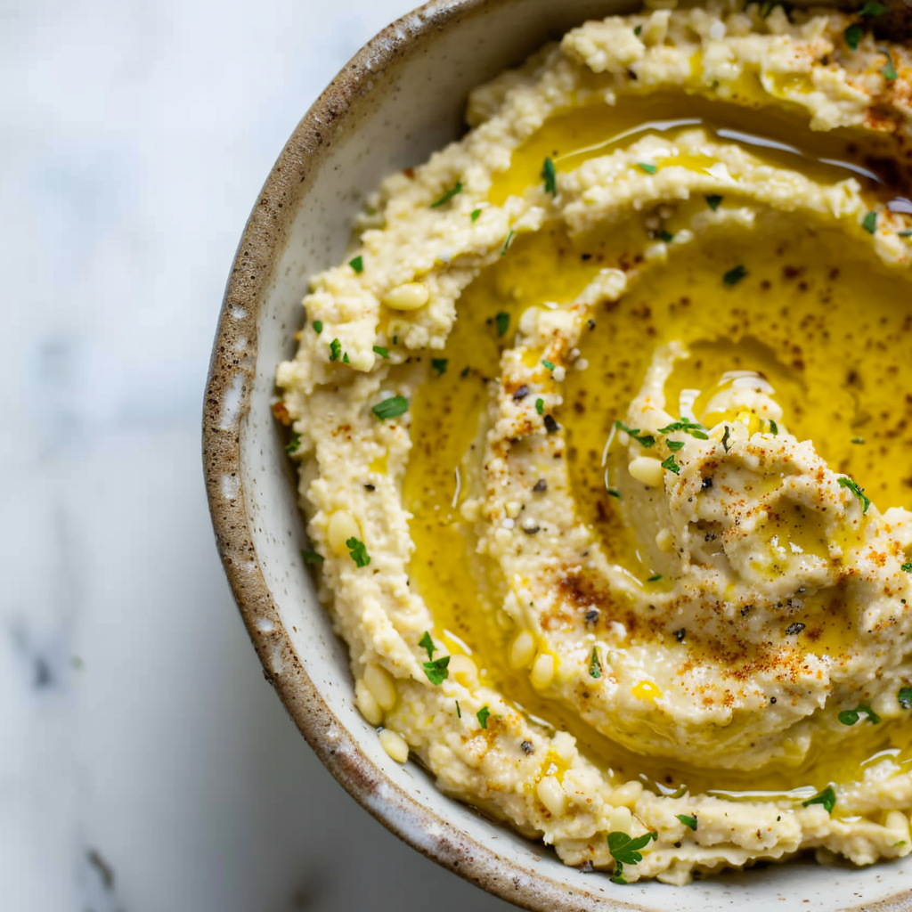 roasted garlic hummus