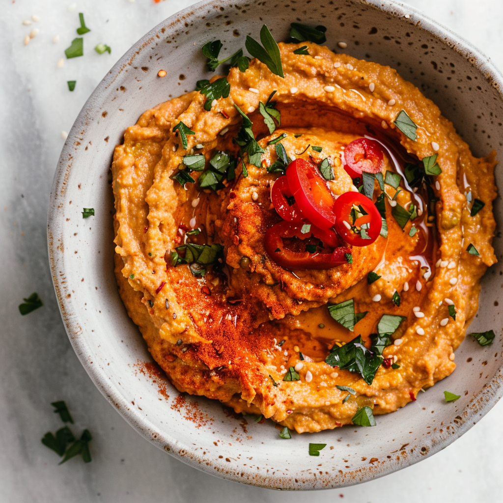 roasted red pepper hummus