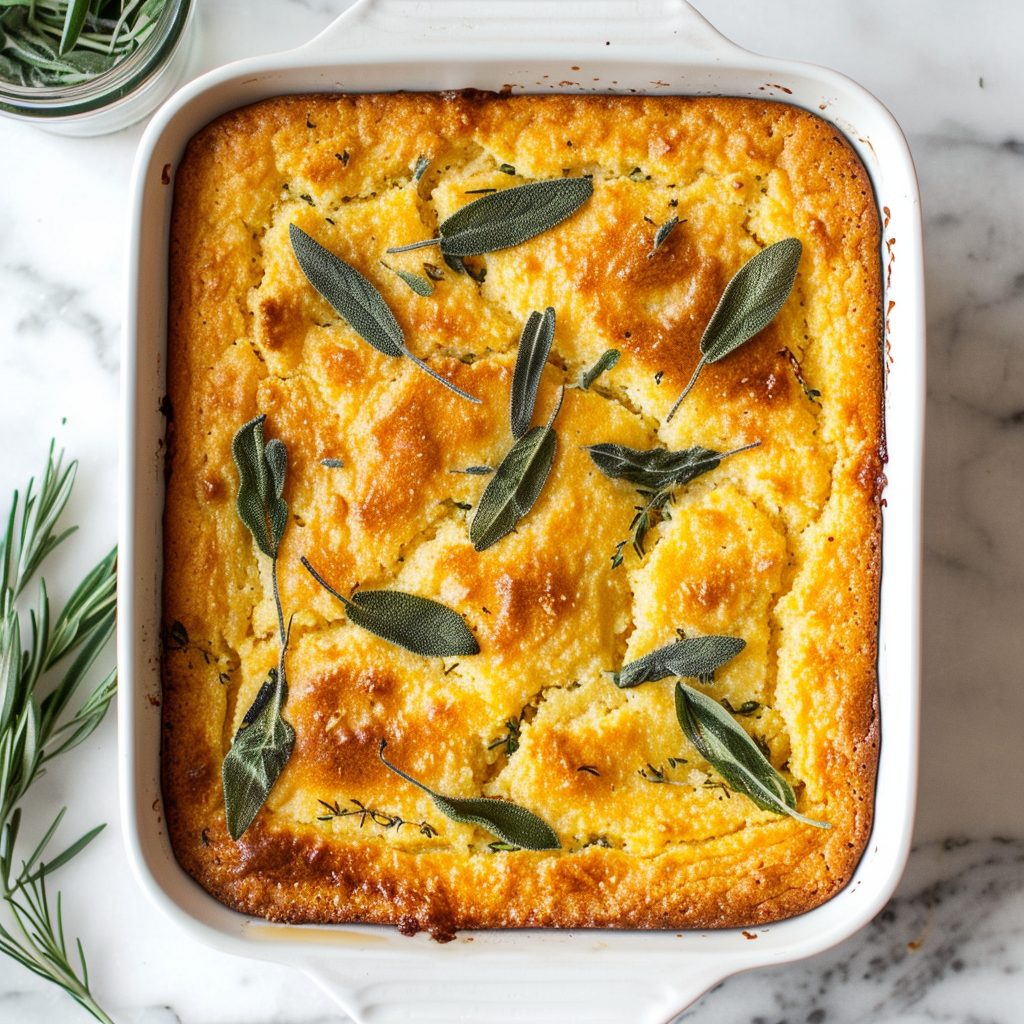sage butter cornbread