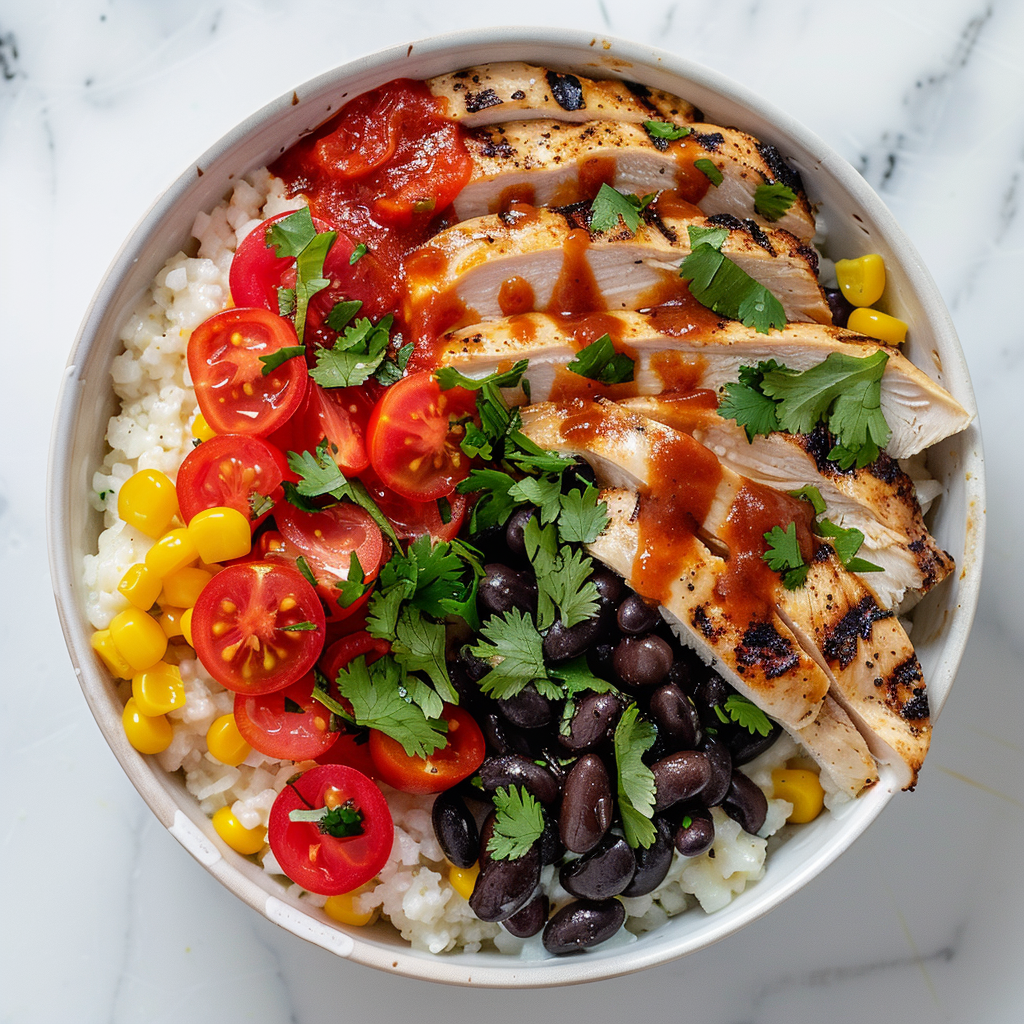 southwest cottage cheese bowl