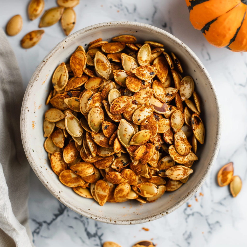 spiced pumpkin seeds