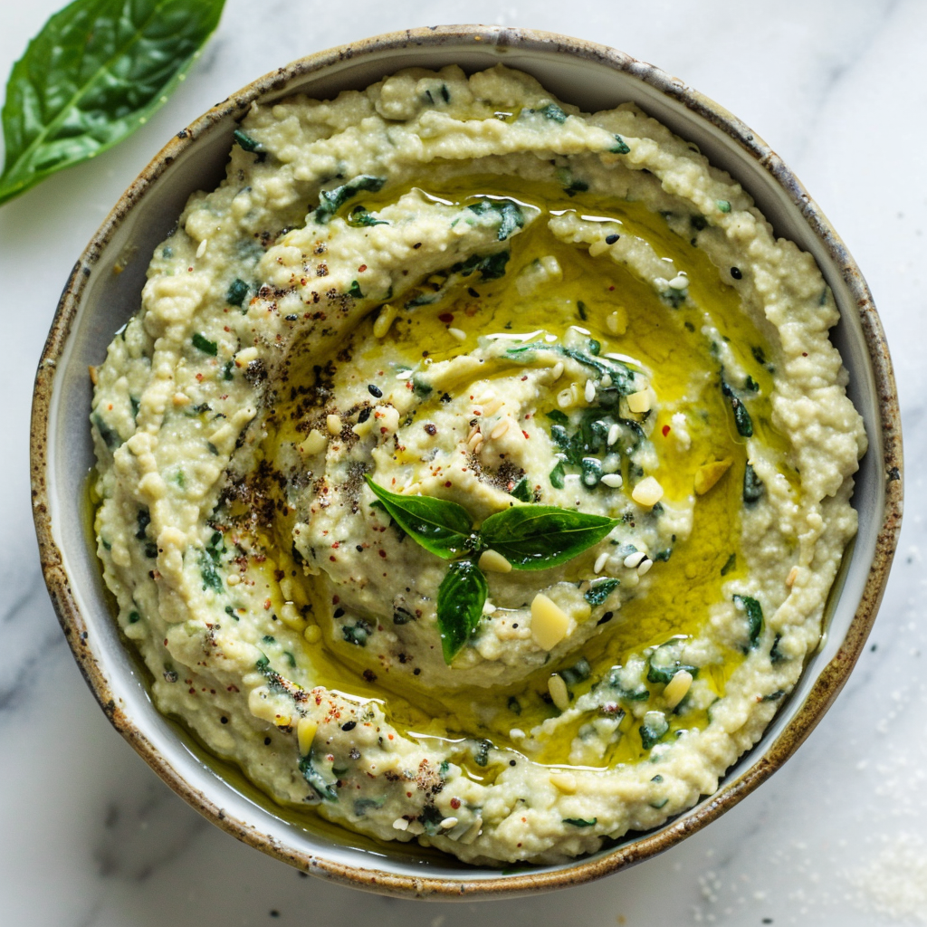 spinach and artichoke hummus