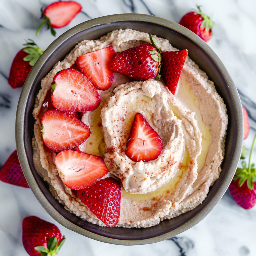 strawberry hummus