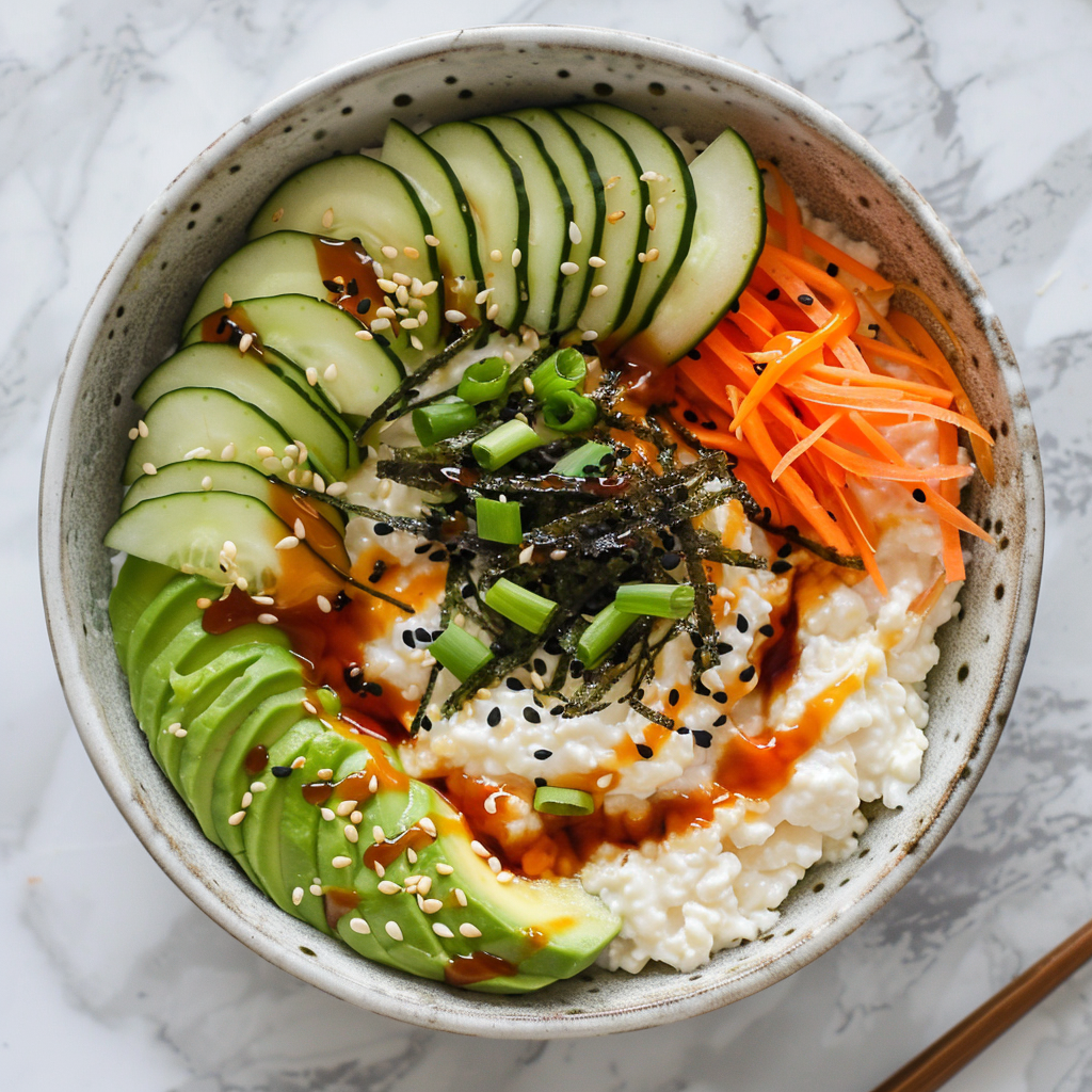 sushi cottage cheese bowl