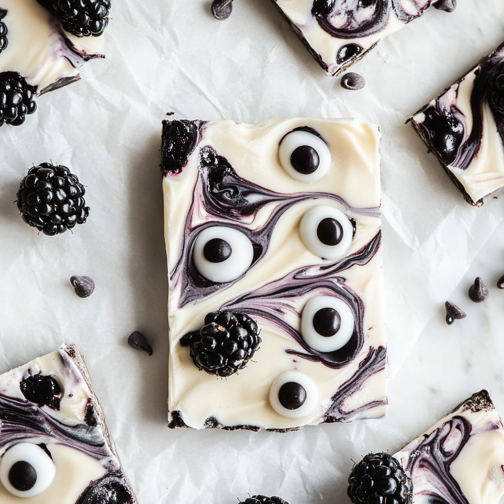 black cat yogurt bark