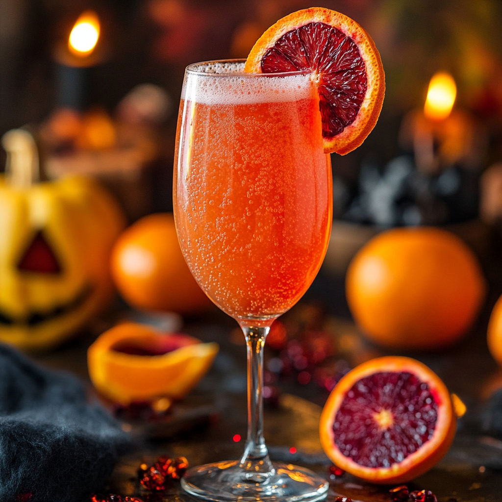 blood orange mimosa