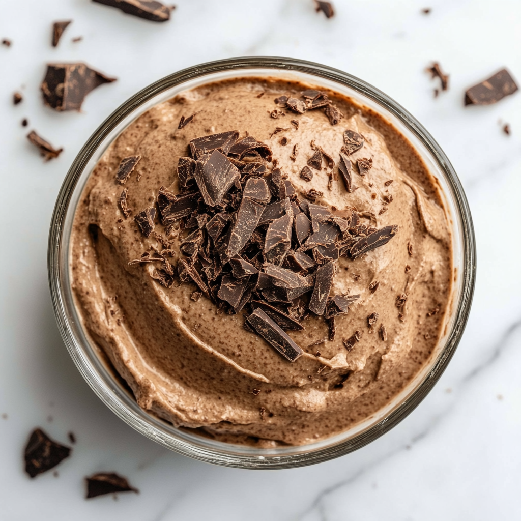 chocolate cottage cheese mousse