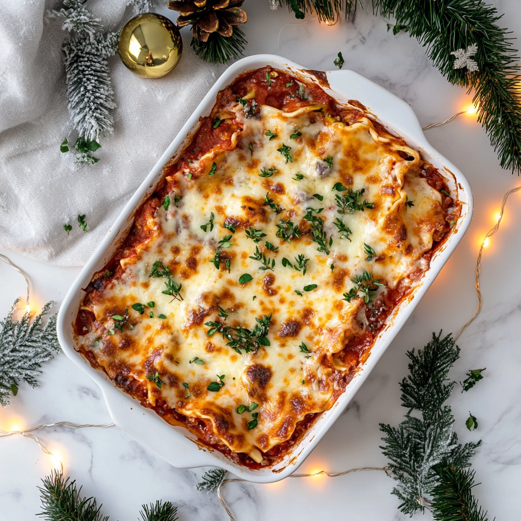 christmas lasagna