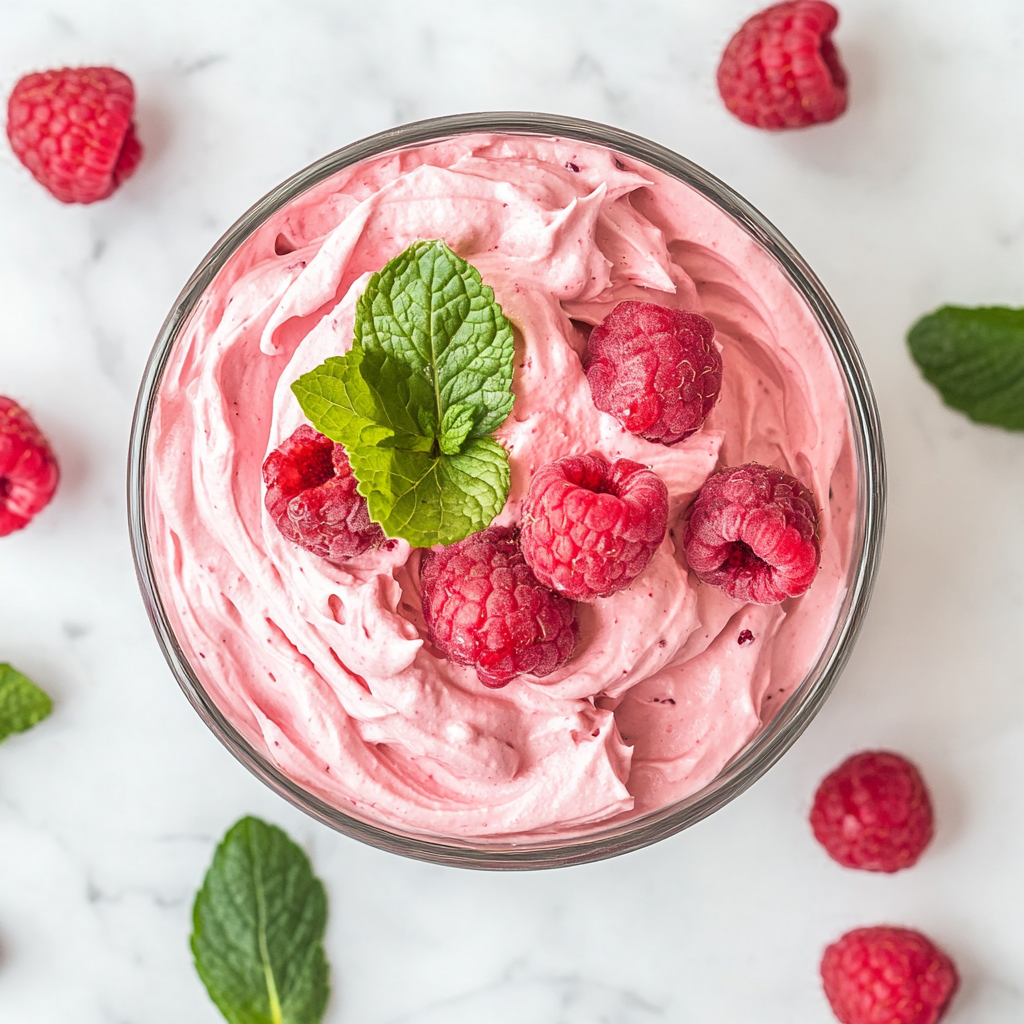 cottage cheese raspberry mousse