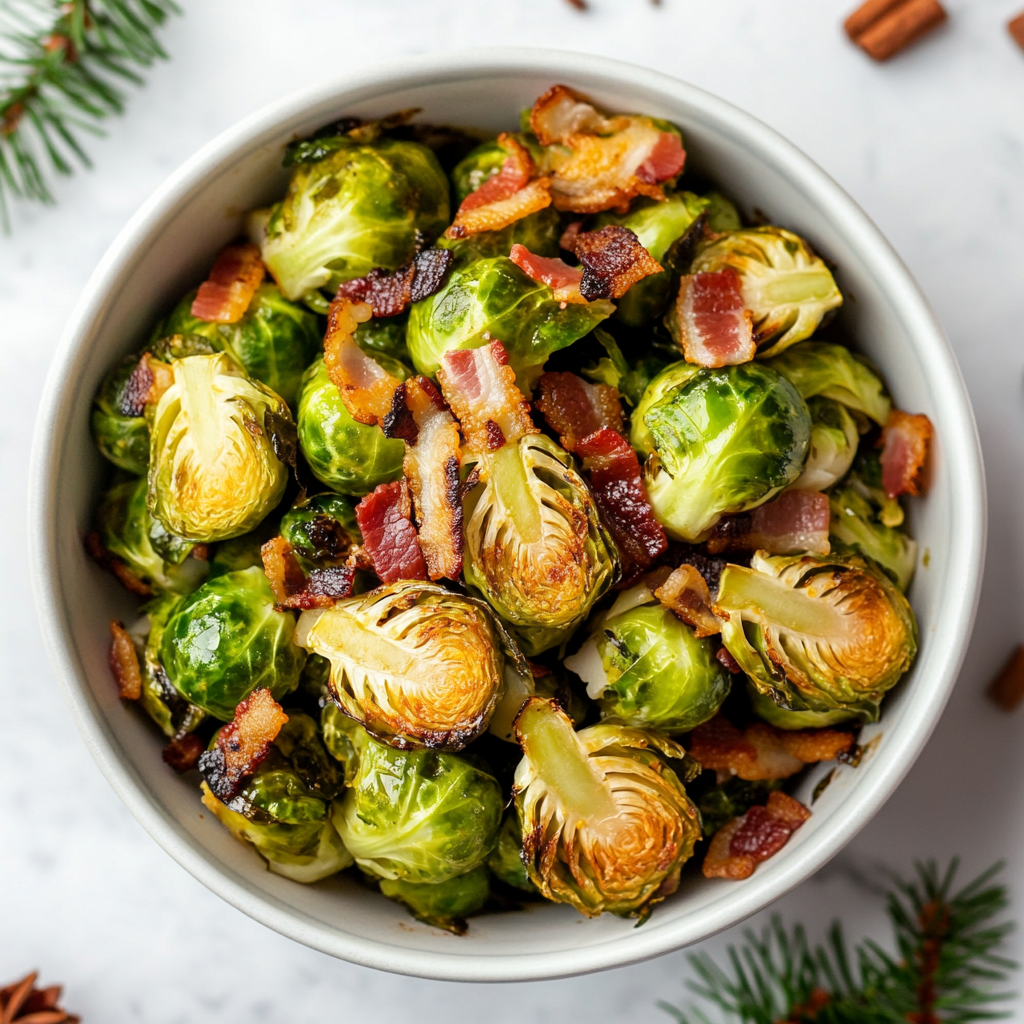 crockpot brussels sprouts with bacon