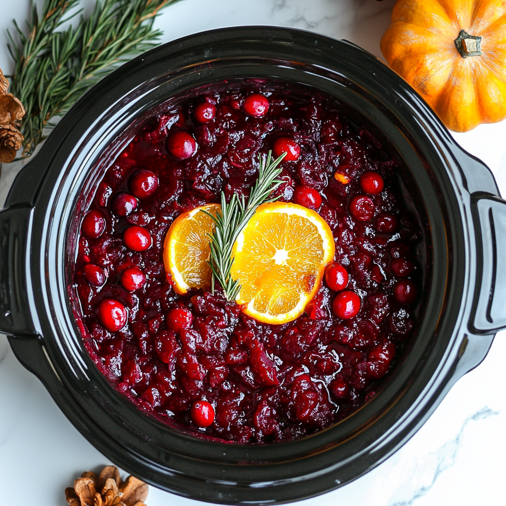 crockpot cranberry orange relish