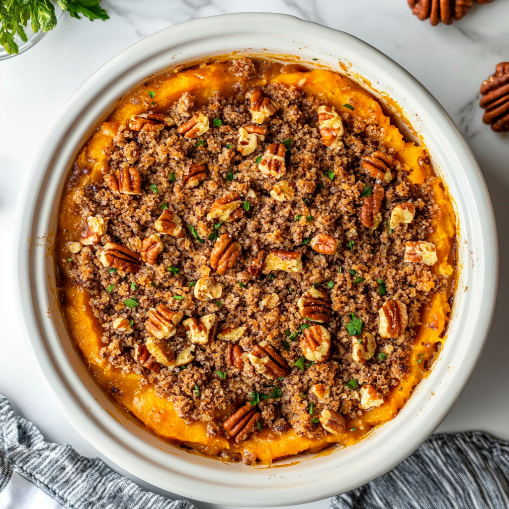 crockpot sweet potato casserole