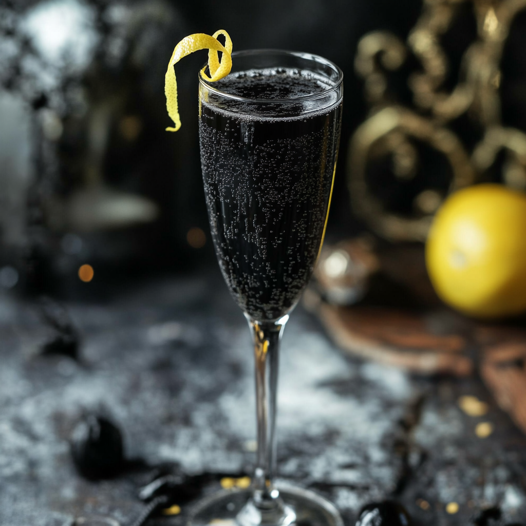 dark and bubbly