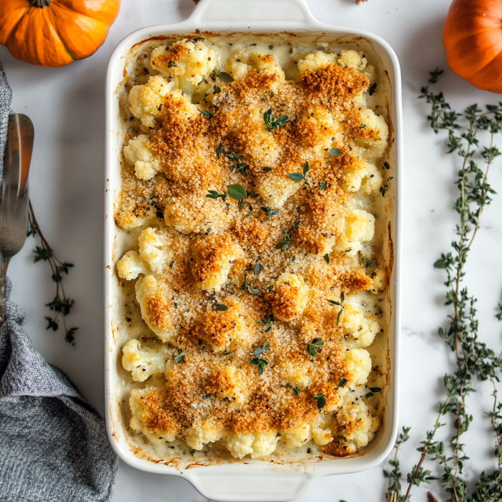 keto cauliflower gratin