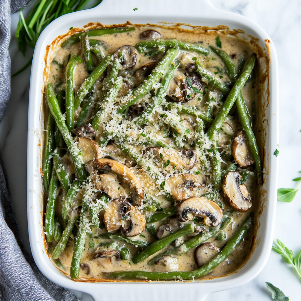 keto green bean casserole