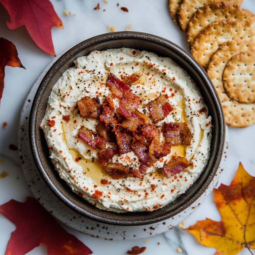 maple bacon cheese dip