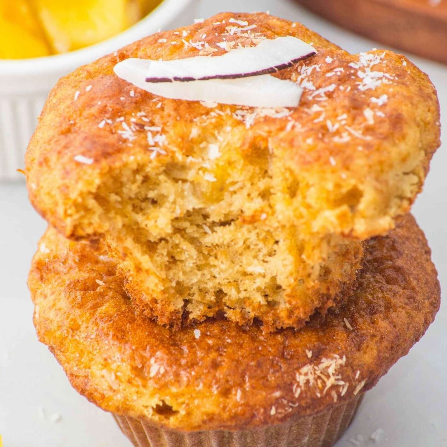 pineapple and cottage cheese muffins