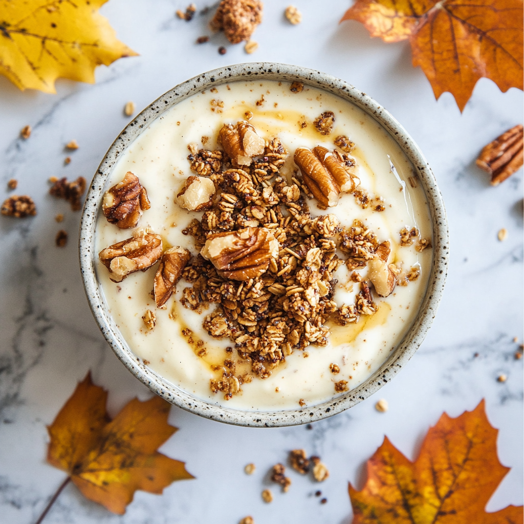 pumpkin pie yogurt bowl