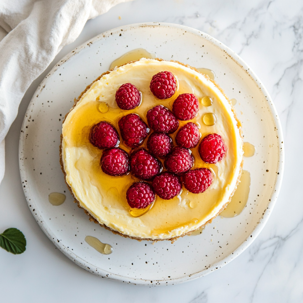 raspberry cottage cheese cheesecake
