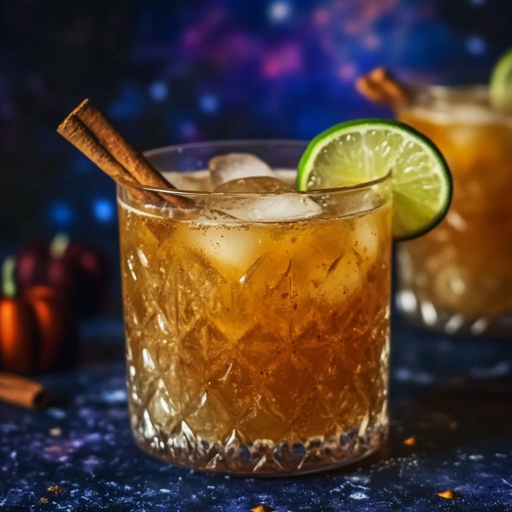 spiced apple cider mule