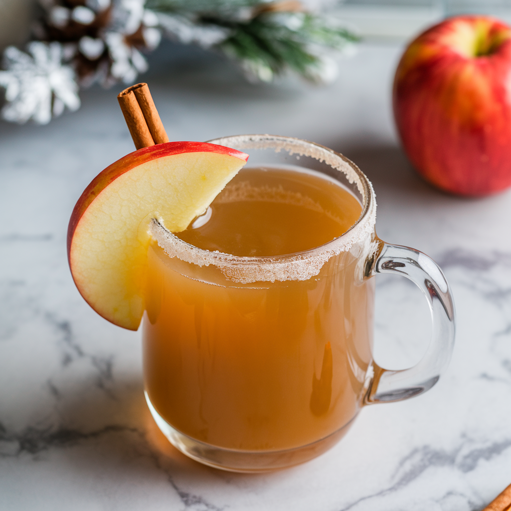 spiced apple vodka cider