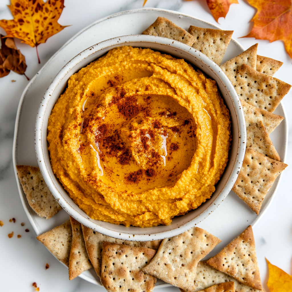 spiced sweet potato hummus