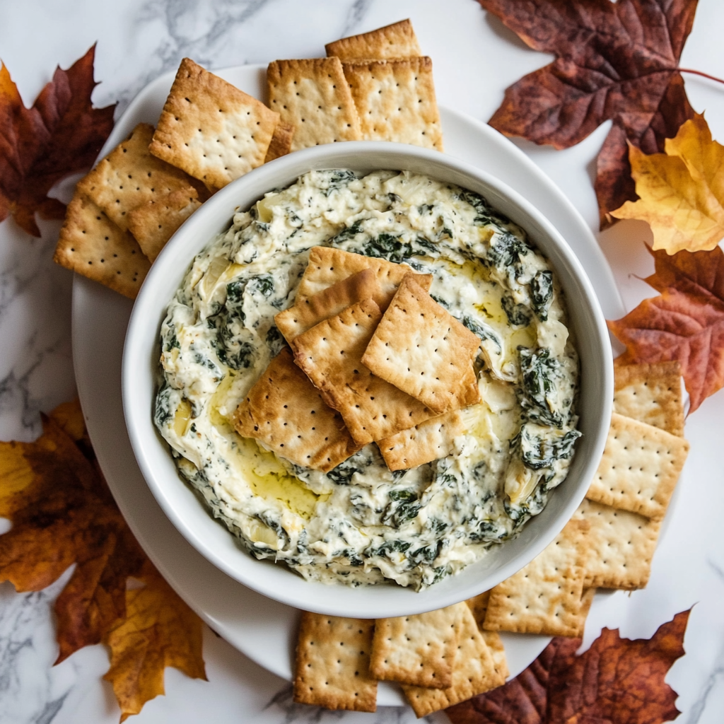 spinach and artichoke fall dip