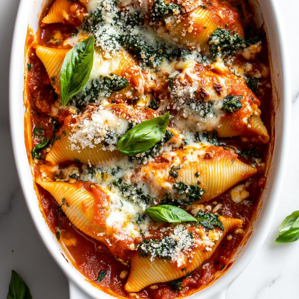 spinach and ricotta stuffed shells for christmas