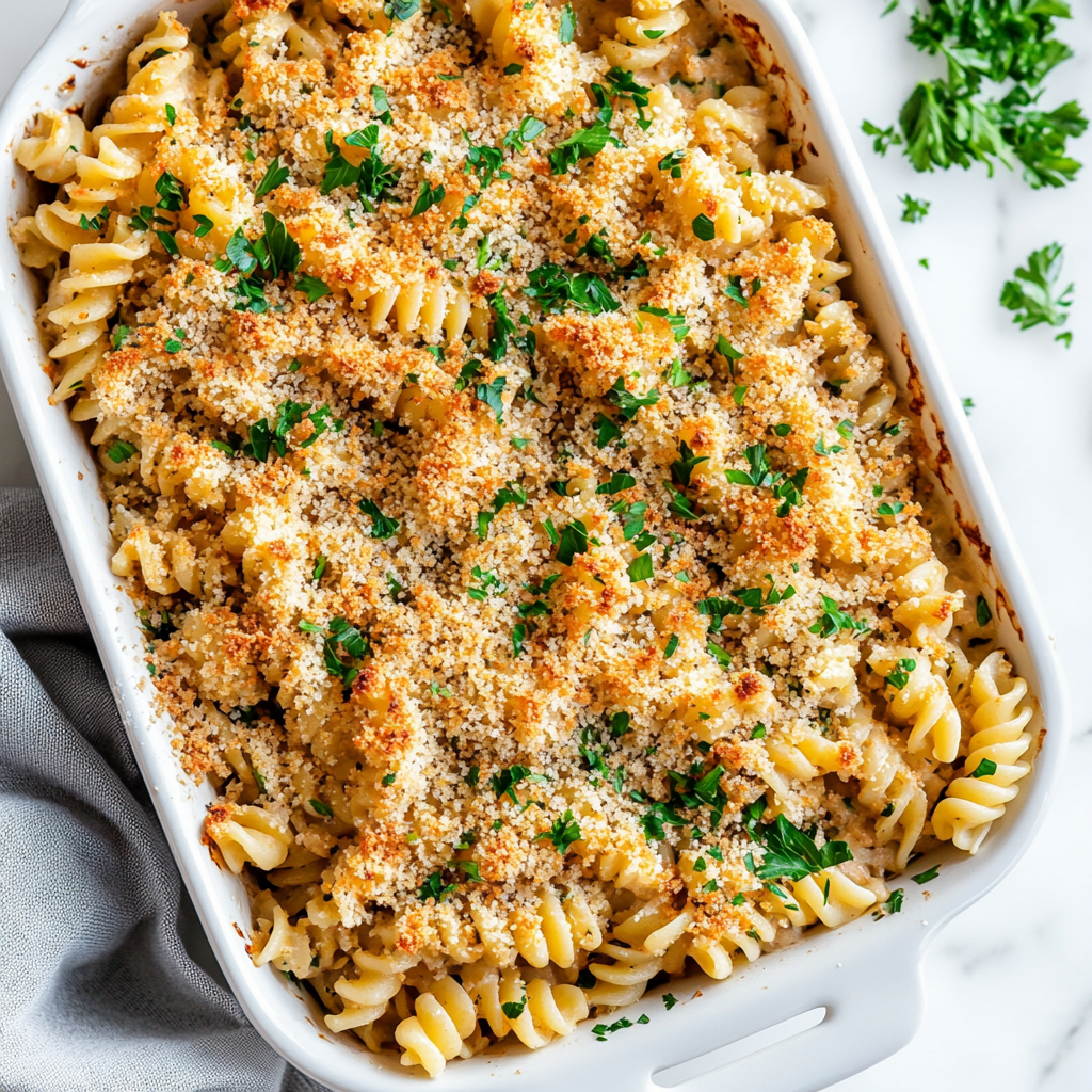 tuna cottage cheese pasta bake