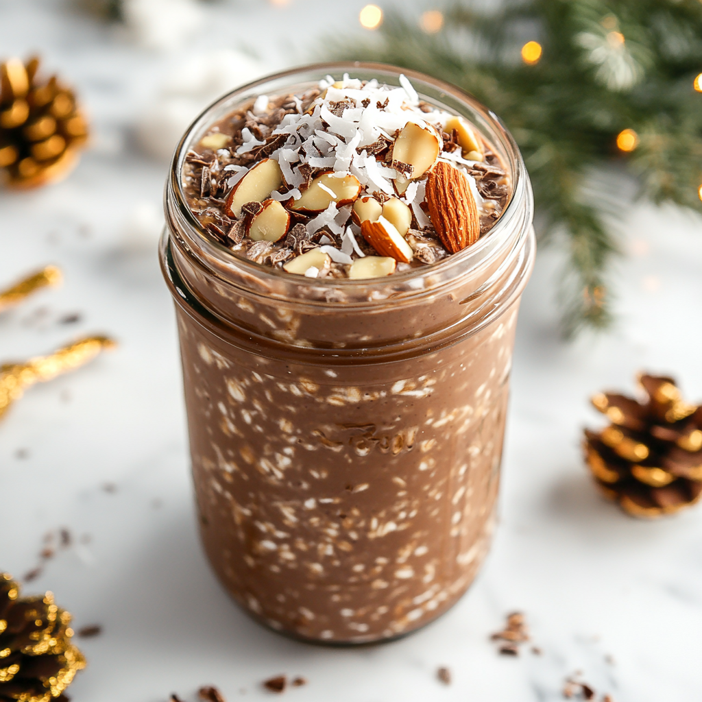 almond joy overnight oats