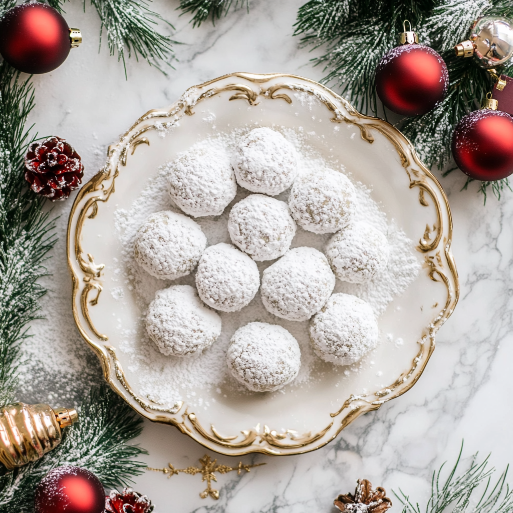 almond snowball cookies