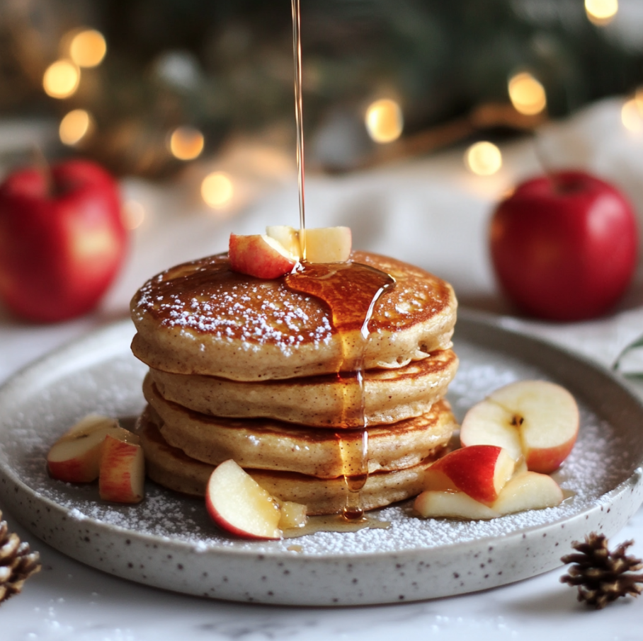 apple and cinnamon pancakes