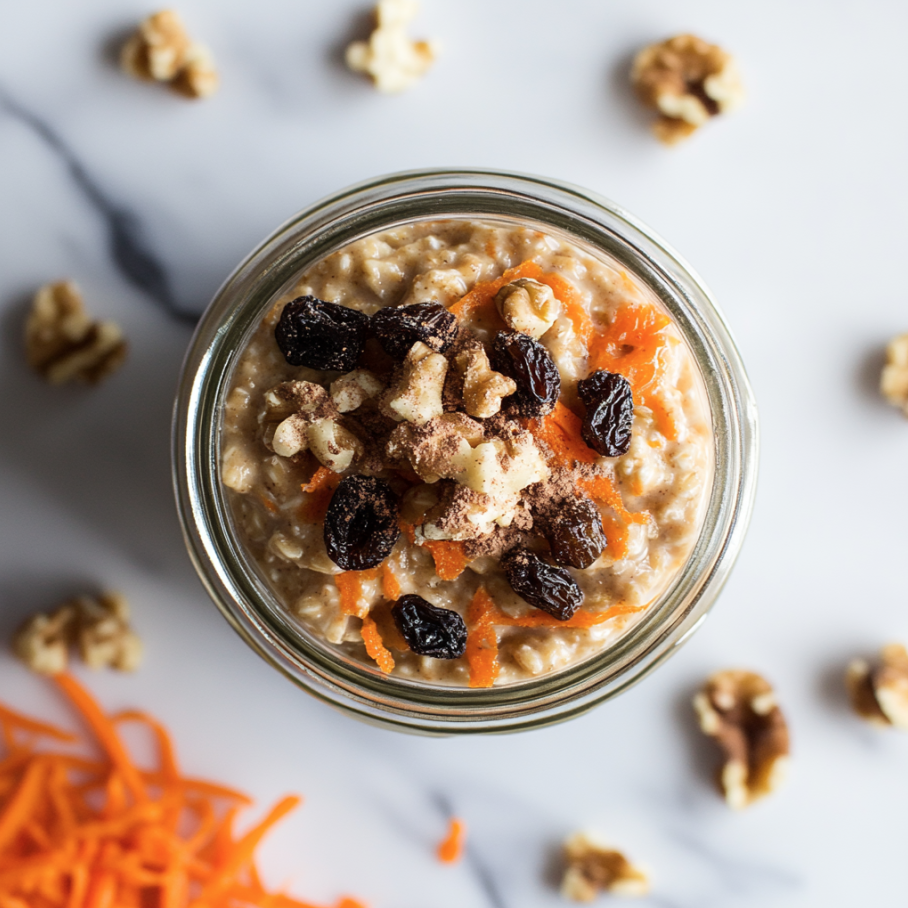 carrot cake overnight oats